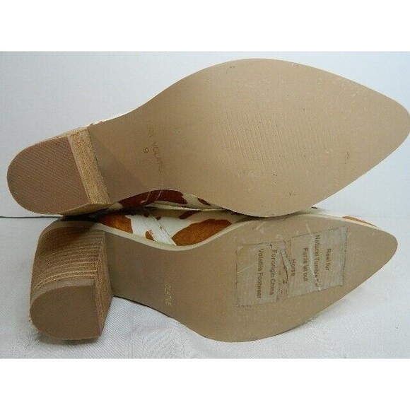 Very Volatile Cowhide Ankle Boot Womens Size 9 w/3" Heel - Picture 8 of 12